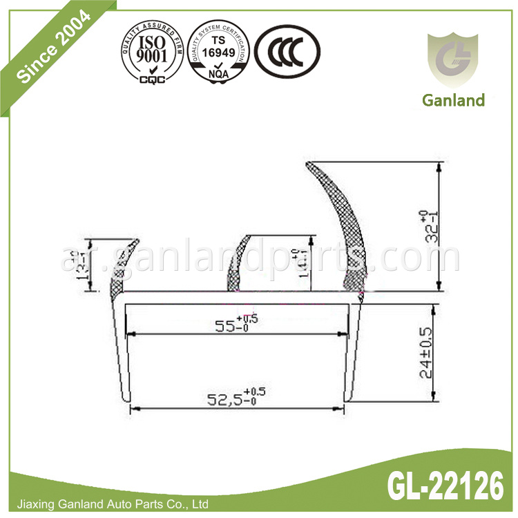 EPDM Seal Strip GL-22126